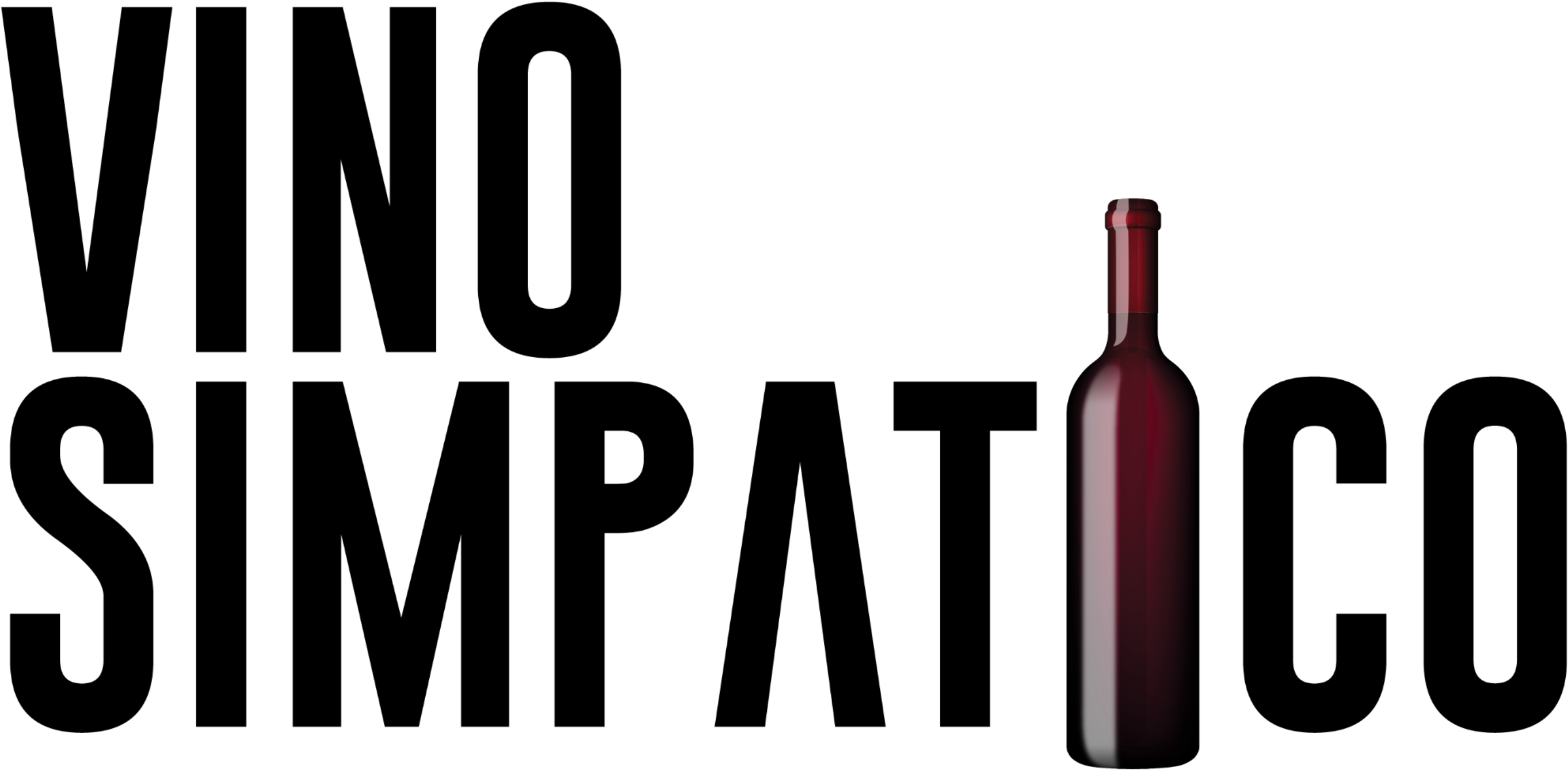 Vino Simpatico Logo - Graphic Design Clipart (3007x1804), Png Download