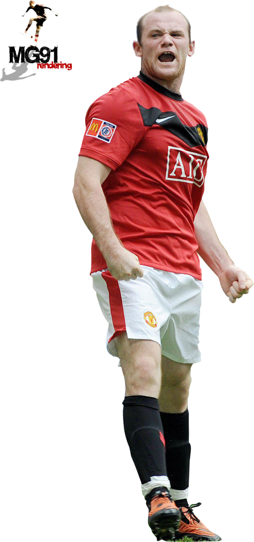 Football Player Clipart (816x1736), Png Download