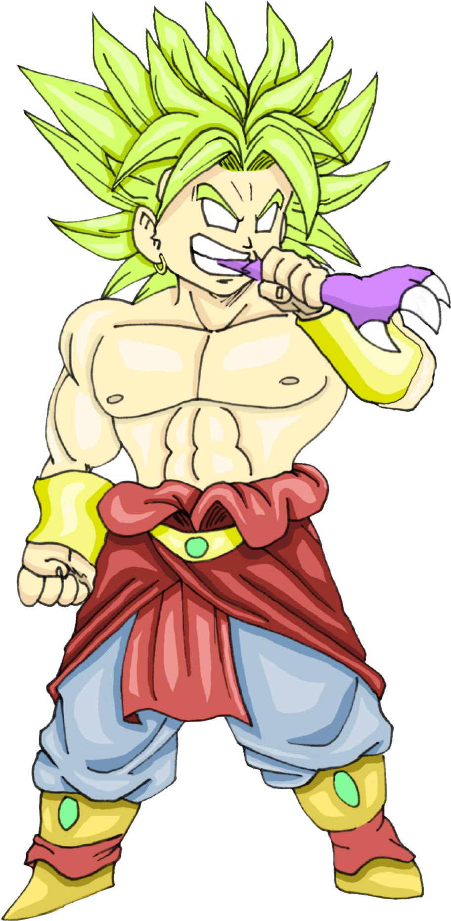 Chapter - Legendary Super Saiyan Teen Gohan Clipart (933x1869), Png Download