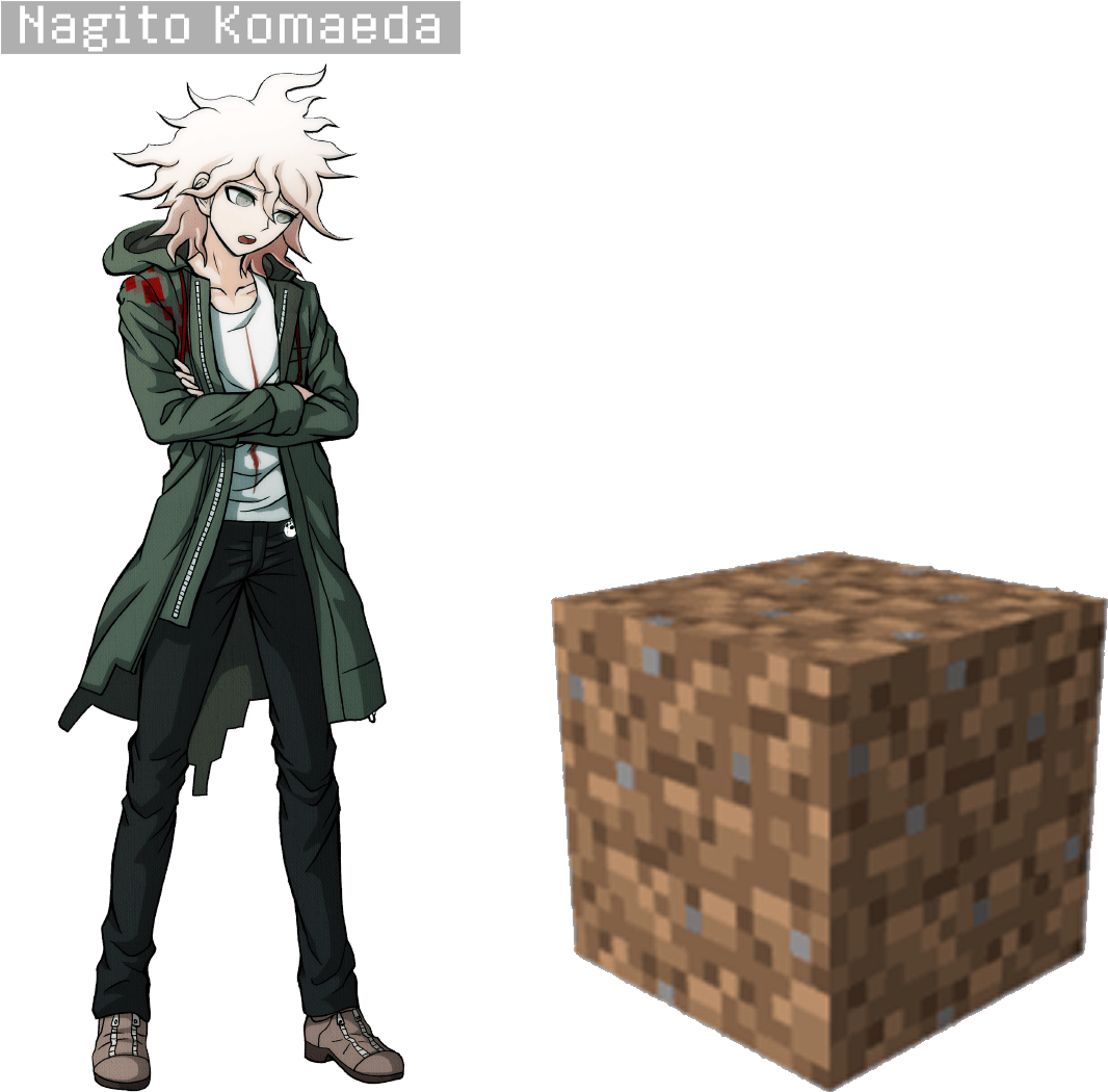 *slaps A Block Of Minecraft Dirt On The Floor And Glares - Sdr2 Full Body Sprites Clipart (1124x1088), Png Download