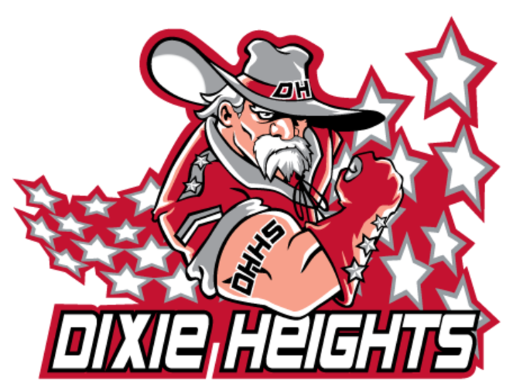 Andy Dalton's Hair - Dixie Heights High School Football Logo Clipart (720x545), Png Download