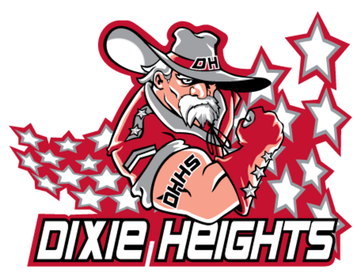 Andy Dalton s Hair Dixie Heights High School Football Logo Clipart 