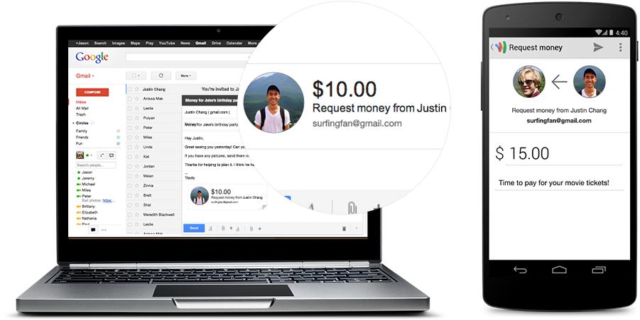 Google Wallet Update Allows You To Manage Gift Cards, - Google Pay Request Money Clipart (972x525), Png Download