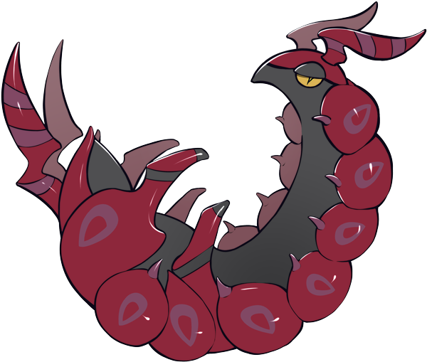 149kib, 616x522, Scolipede By Suguro-d3cznbr - Cartoon Clipart (616x522), Png Download