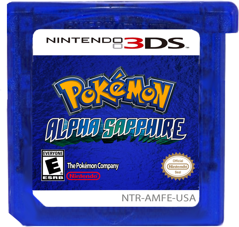 You Liked My Omega Ruby Cartridge So Here's Alpha Sapphire - Pokemon Alpha Sapphire Clipart (852x848), Png Download