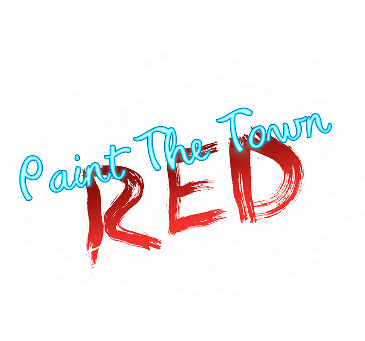 Paint The Town Red Game Clipart (750x750), Png Download
