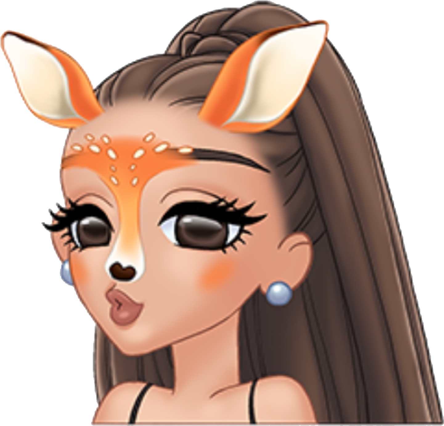 Png Transparent Stock Arimoji Arianagrande Dangerouswoman - Cute Drawings Snapchat Filters Clipart (2048x2048), Png Download