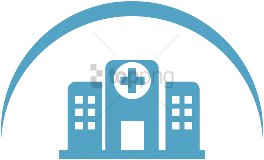 Free Png Healthcare Png Png Image With Transparent - Hospital Png Icon Blue Clipart (850x516), Png Download
