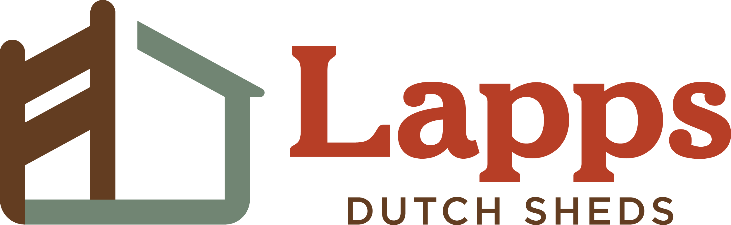 Lapp's Amish Sheds - Graphic Design Clipart (2500x770), Png Download