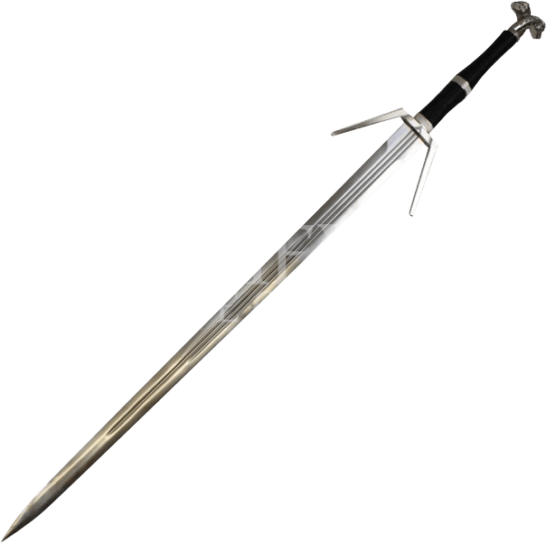 The Witcher Iii Decorative Silver Sword - Witcher 3 Silver Sword Png Clipart (610x610), Png Download