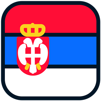 Serbia Serbia Icon Serbia Flag World Cup Russia - Bandeira Da Servia Png Clipart (720x720), Png Download
