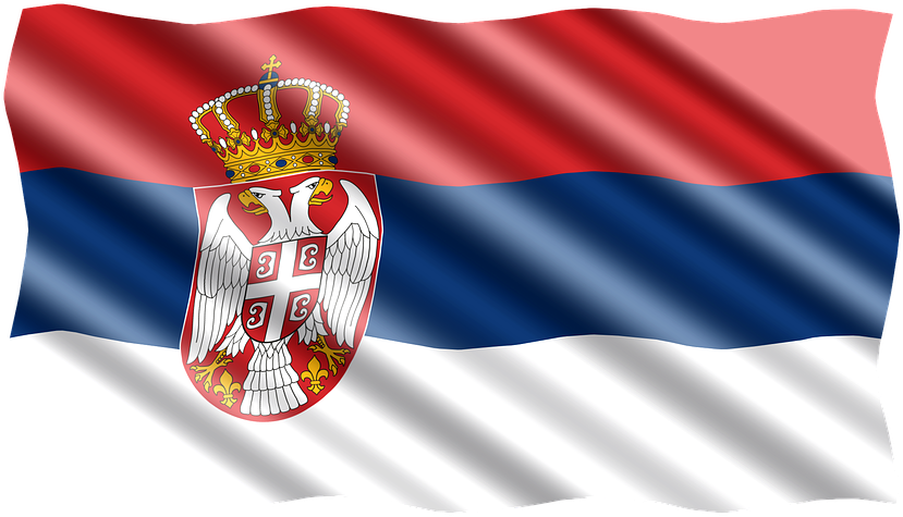 International Flag Serbia - Bandera De Serbia Png Clipart (960x540), Png Download