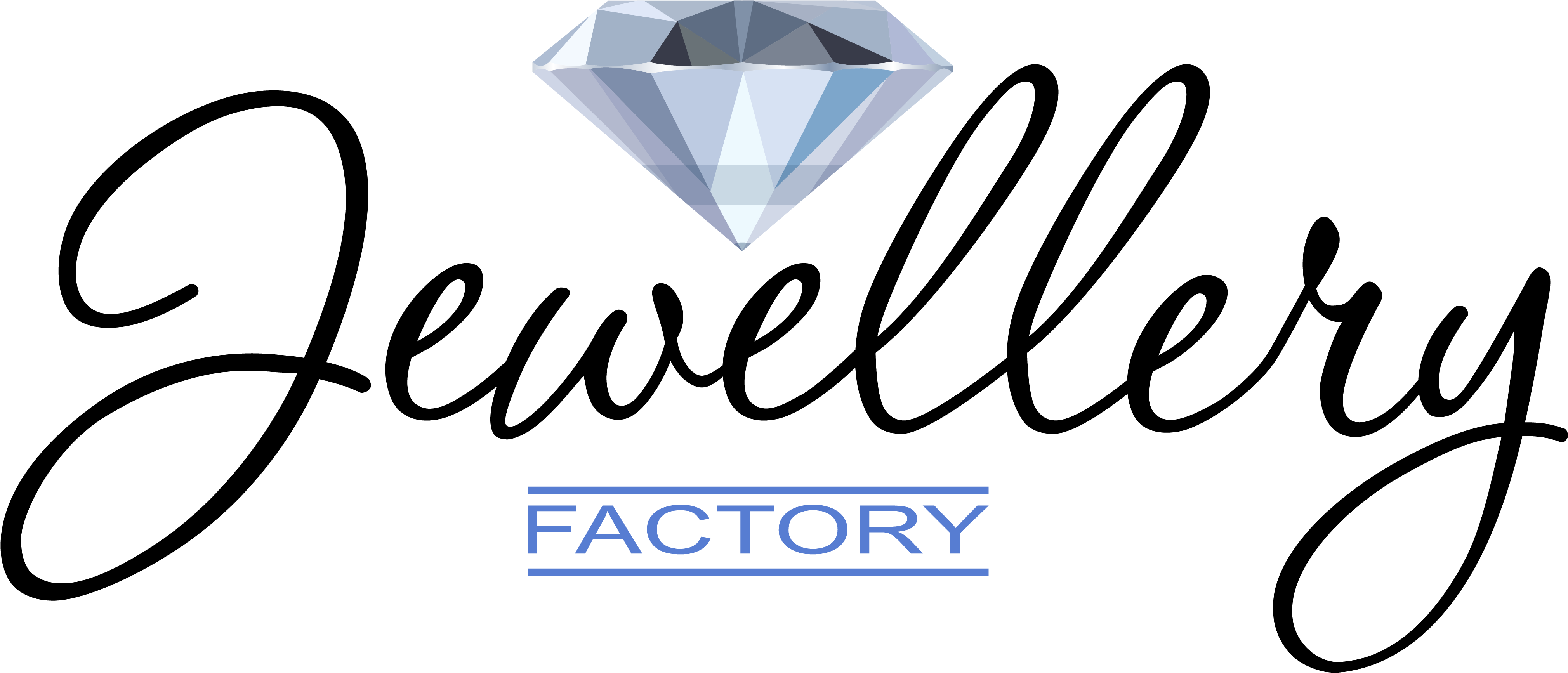 The Jewellery Factory - Jewellery Png Logo Clipart (4136x1775), Png Download