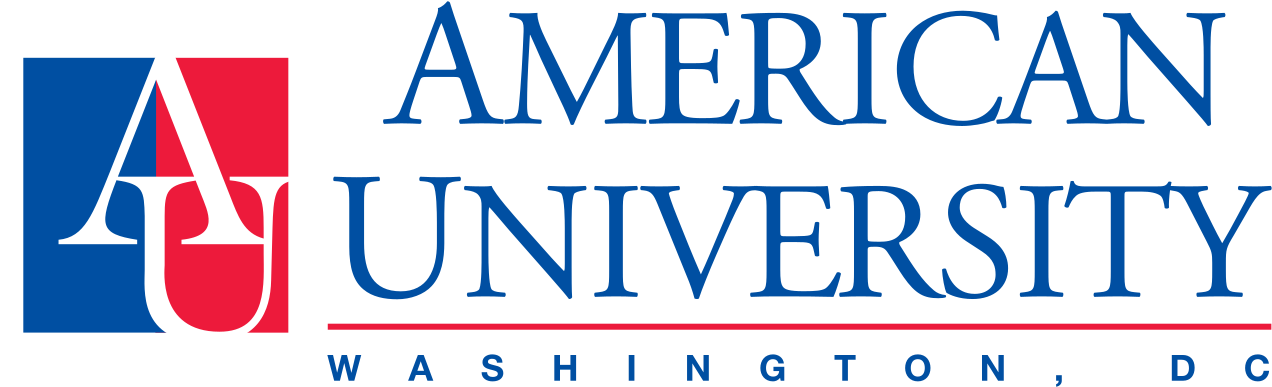 American University Logo - American University Logo Png Clipart (1280x396), Png Download