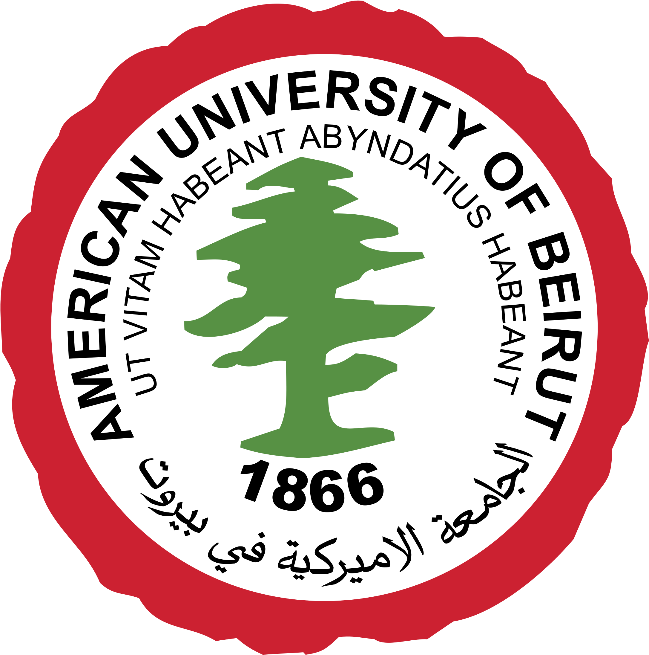 American University Of Beirut Logo Png Transparent - St Rita's College Of Balingasag Logo Clipart (2400x2400), Png Download