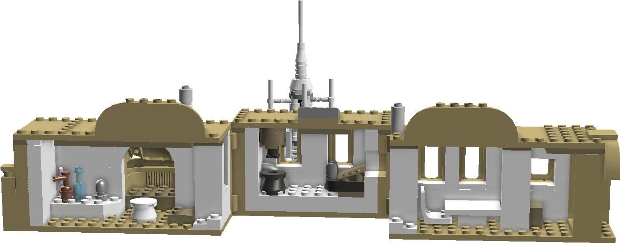 Ben Kenobi's House , Png Download - Castle Clipart (1266x497), Png Download