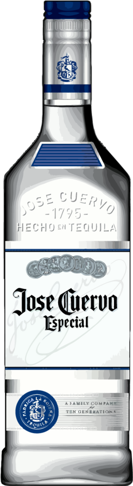 Jose Cuervo - Jose Cuervo Tequila Especial Silver Clipart (1000x1000), Png Download