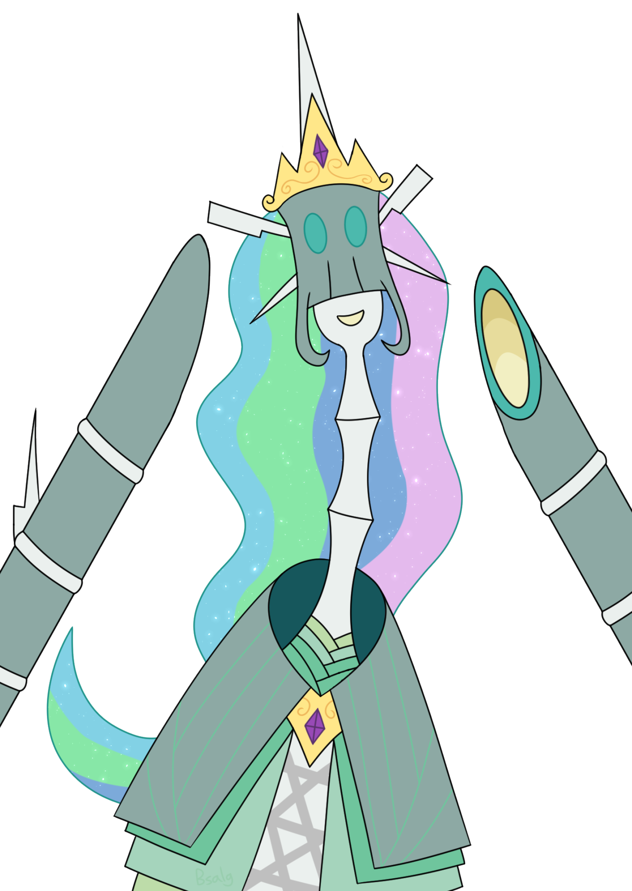 Princess Celesteela - Celestia Pokemon Ultra Beast Clipart (1280x1803), Png Download