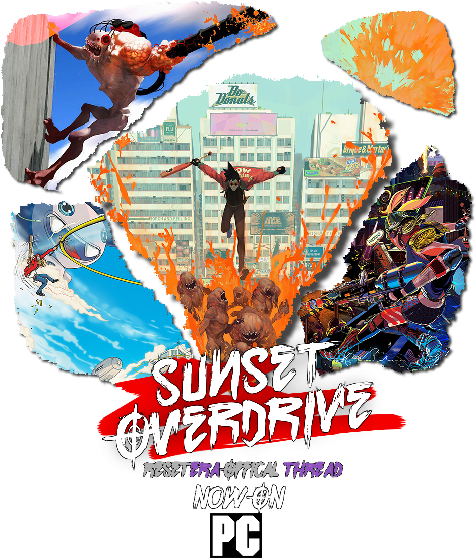 Sunset Overdrive [pc] Sunset Overdrive Poster Female Clipart Large
