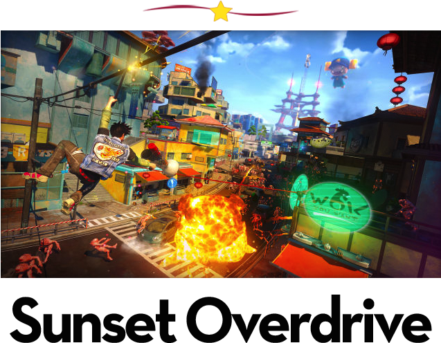 Game Sunset Overdrive Clipart (636x532), Png Download