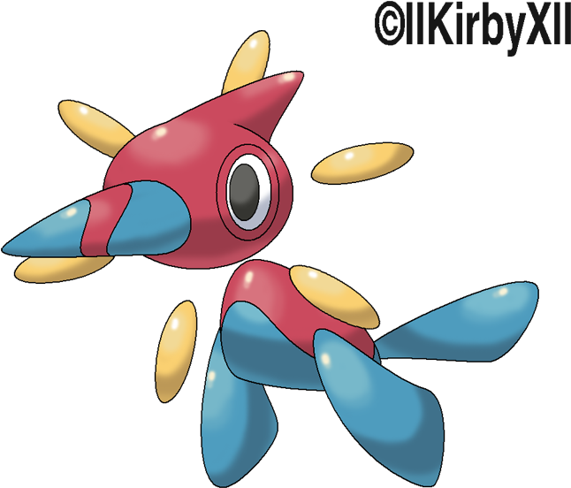 Man Oops Mega G Mega Houndoom - La Mega Evolucion De Porygon Clipart (646x552), Png Download