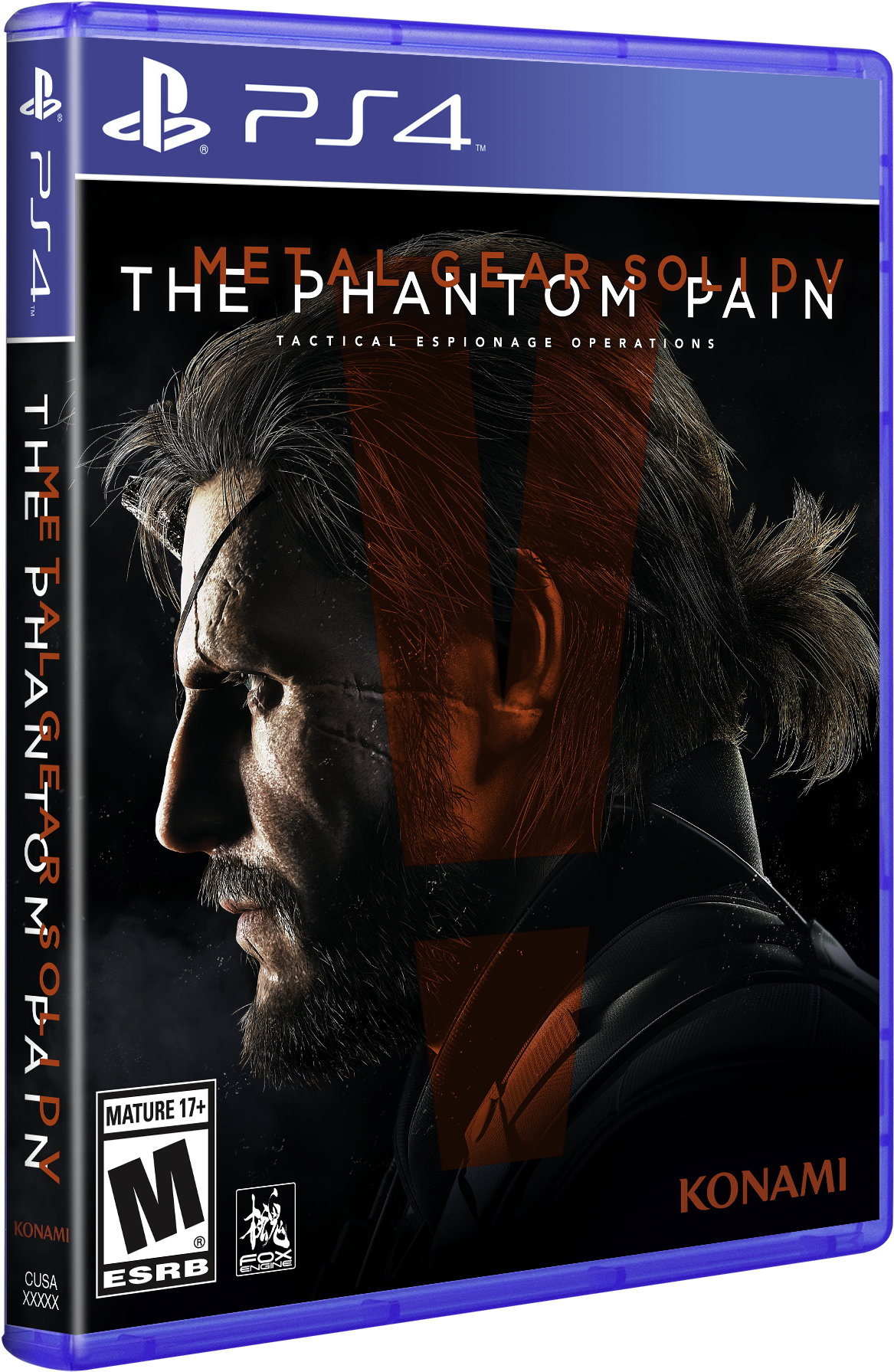Metal Gear Solid V - Metal Gear Solid 5 Xbox One Game Clipart (1227x1852), Png Download
