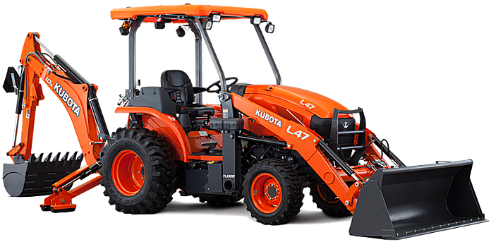 017743 - L47 Kubota Clipart (703x509), Png Download