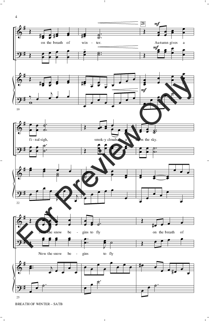 Click To Expand Breath Of Winter Thumbnail - Swashbucklers Saga Sheet Music Clipart (816x1056), Png Download