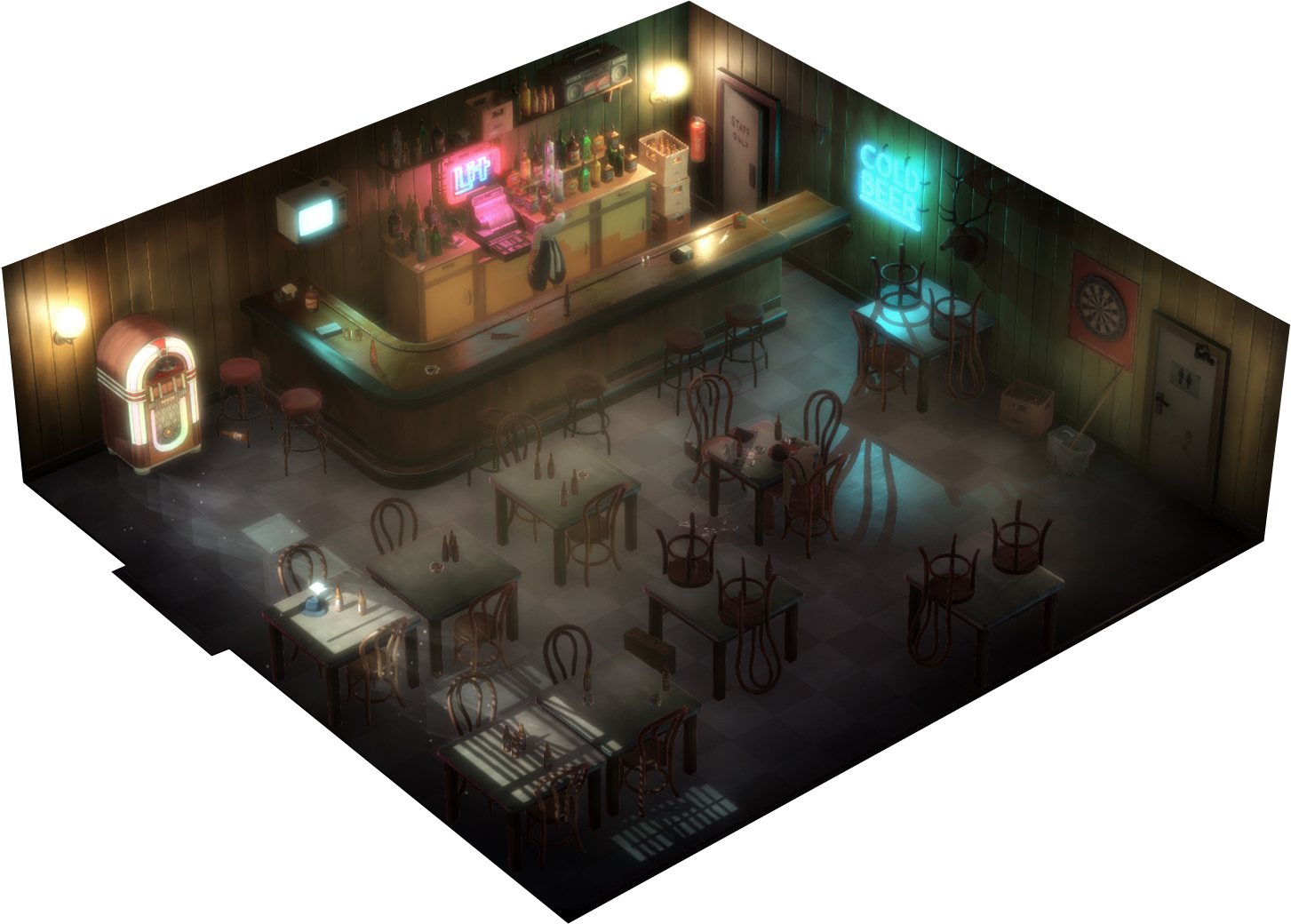 Concept Bar Nobkg - House Clipart (1453x1040), Png Download