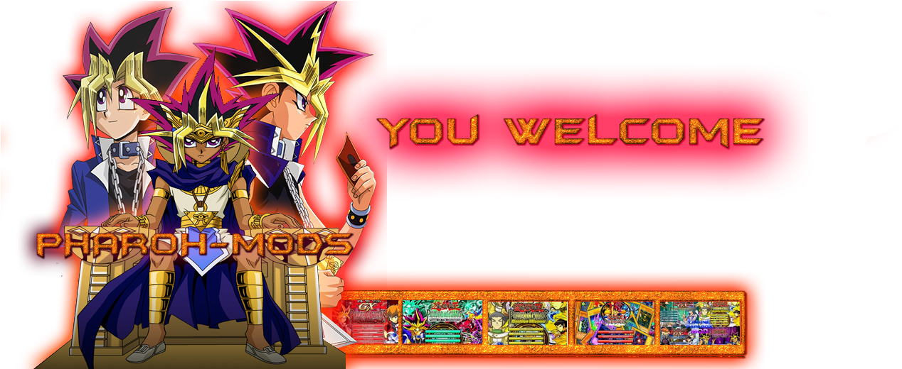Pharaoh - Yu Gi Oh Clipart (1325x525), Png Download