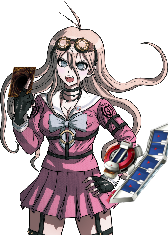 Miu Wants To D D D Duel - Danganronpa V3 Iruma Sprites Clipart (697x971), Png Download