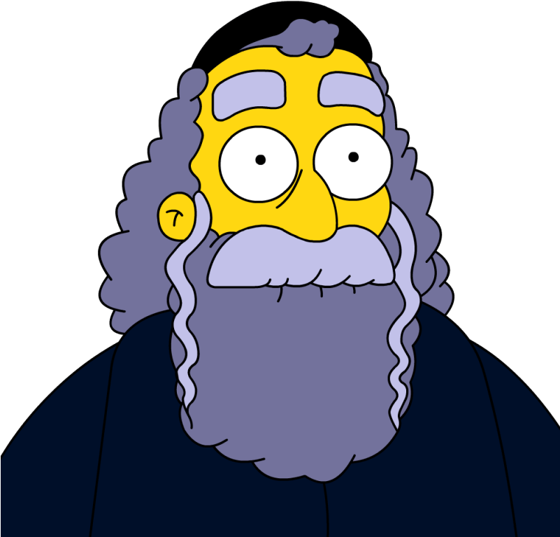 Father Time Pictures - Cartoon Rabbi Clipart (800x800), Png Download