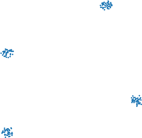 Images/tetrahedron Tsne - Electric Blue Clipart (640x640), Png Download