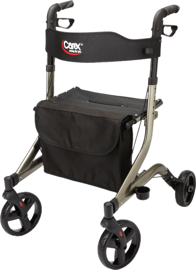 Carex Rolling Walker - Carex Crosstour Rolling Walker Clipart (653x900), Png Download