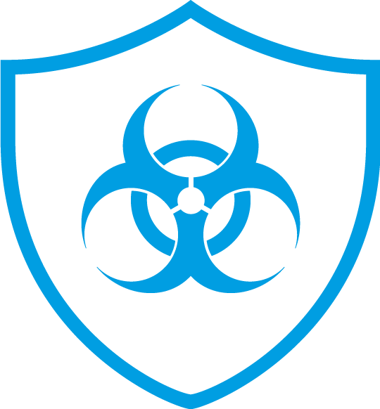 Clearswift Advance Threat Protection Icon - Biohazard Symbol Clipart (540x582), Png Download