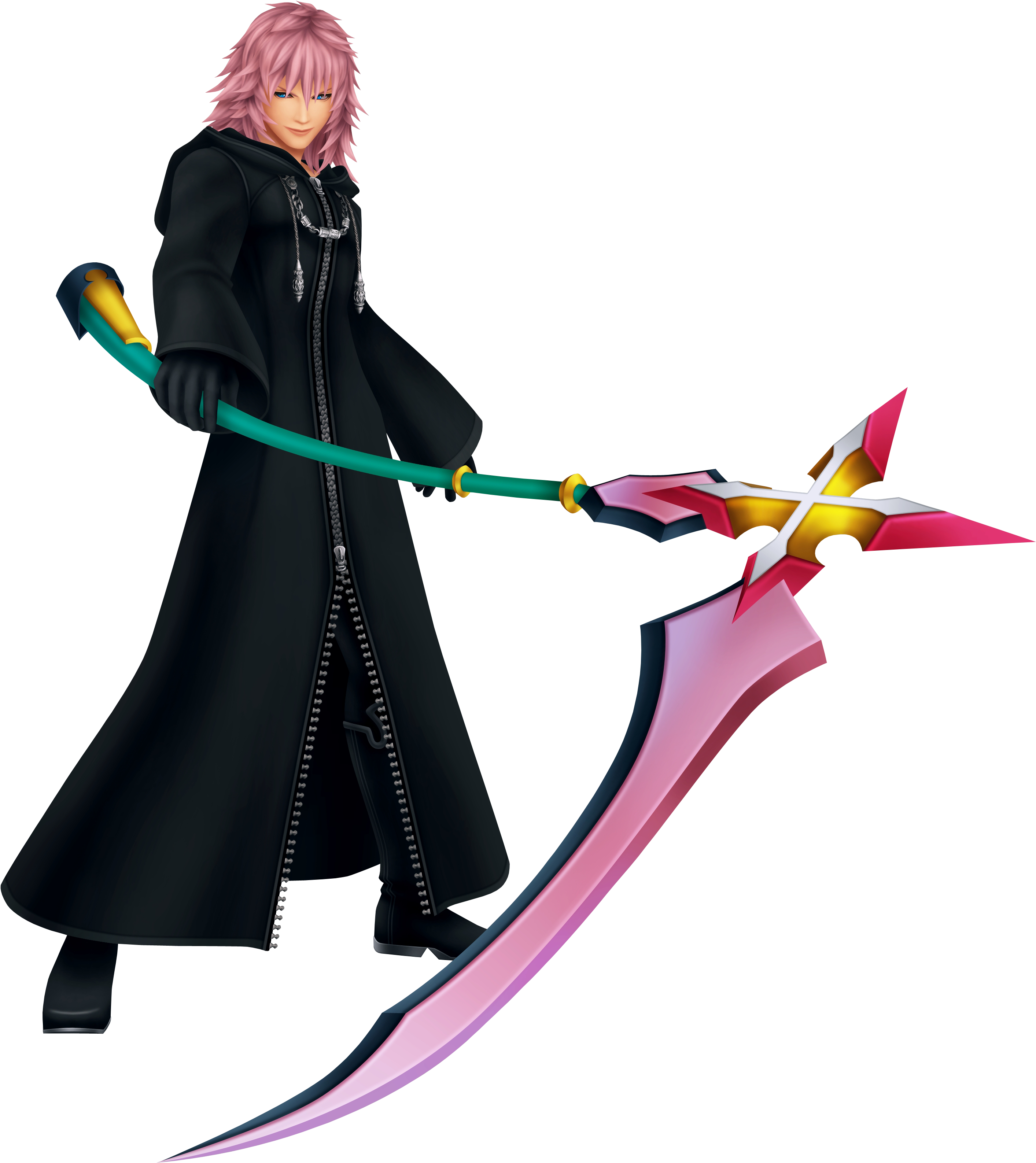 Marluxia - Marluxia Kingdom Hearts Clipart (3142x3300), Png Download
