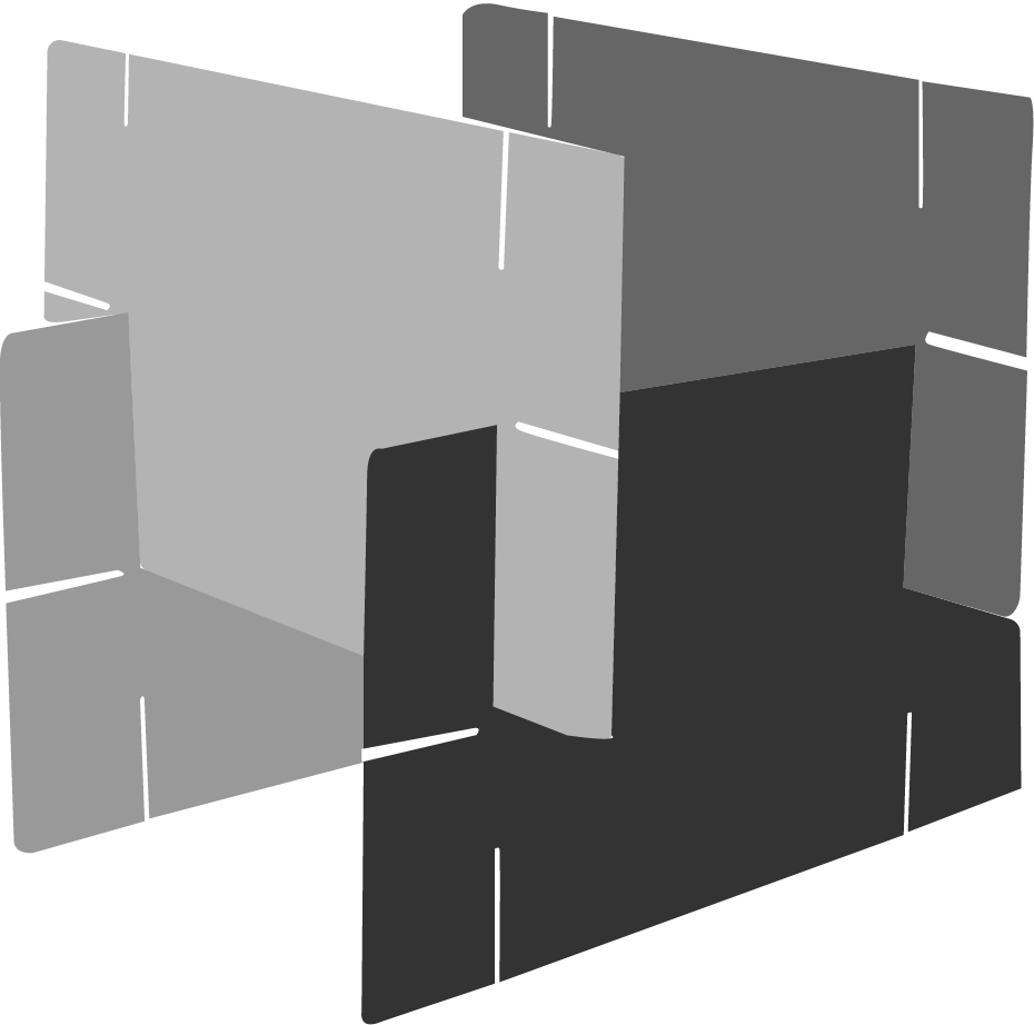 Eames House Of Cards - Architecture Clipart (930x922), Png Download