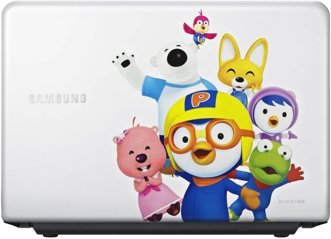 Samsung Nc110-pororo Víko - Pororo The Little Penguin Clipart (811x507), Png Download