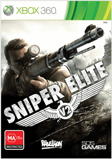 Sniper Elite V2 Xbox 360 Clipart (600x600), Png Download