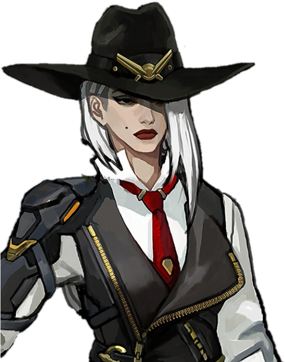 I Really Don't Know Maybe They Used To Have It For - Ashe Overwatch Concept Art Clipart (640x737), Png Download