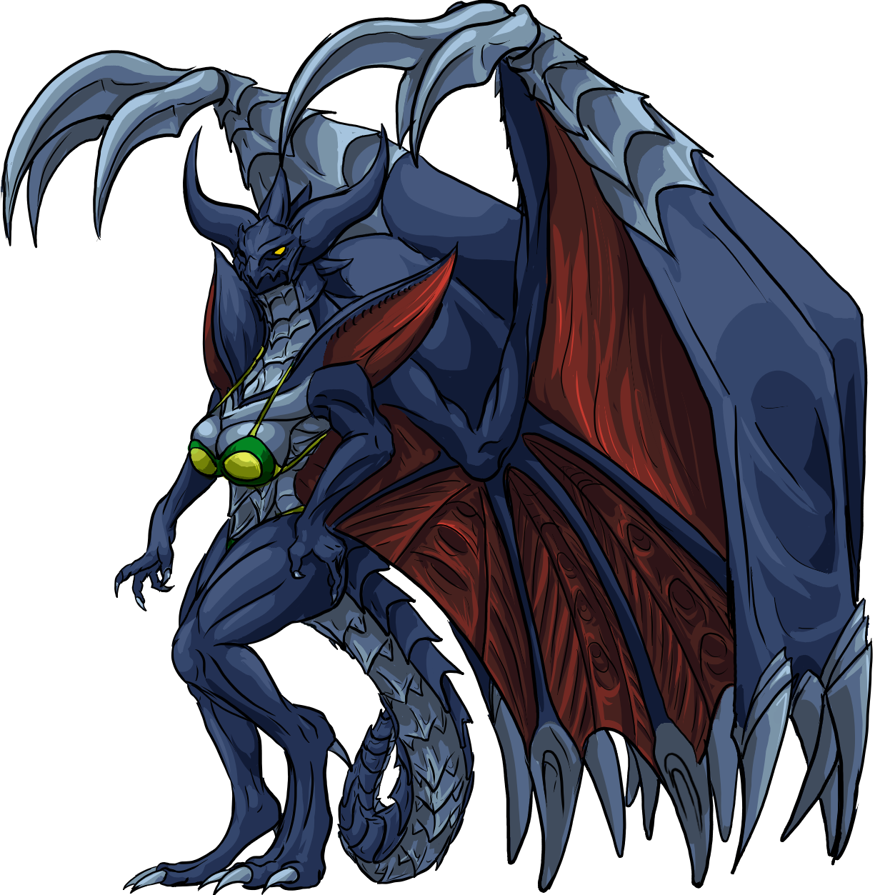 Bikinibahamut Ff8 - Illustration Clipart (1225x1253), Png Download
