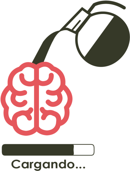 Taza Cargando Cerebro - Coffee Quotes Clipart (700x700), Png Download