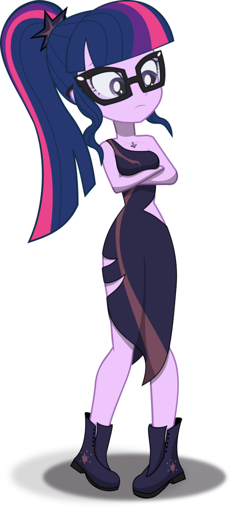 Absurd Res, Alternate Hairstyle, Alternate Version, - Equestria Girls Tattoo Clipart (464x1024), Png Download