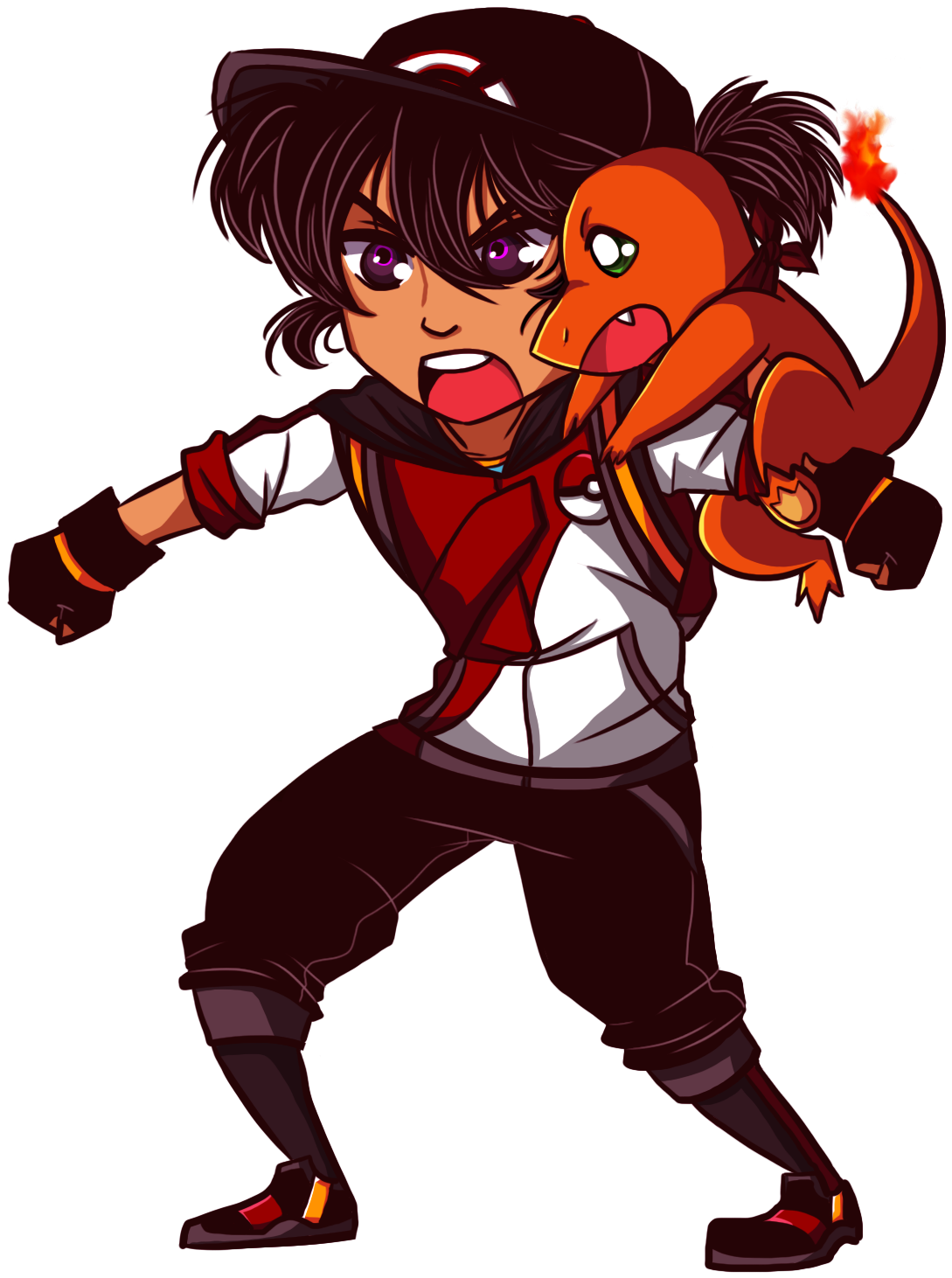 “i Really Wanted To Doodle The Voltron Kids As Pokemon - Cartoon Clipart (1272x1581), Png Download