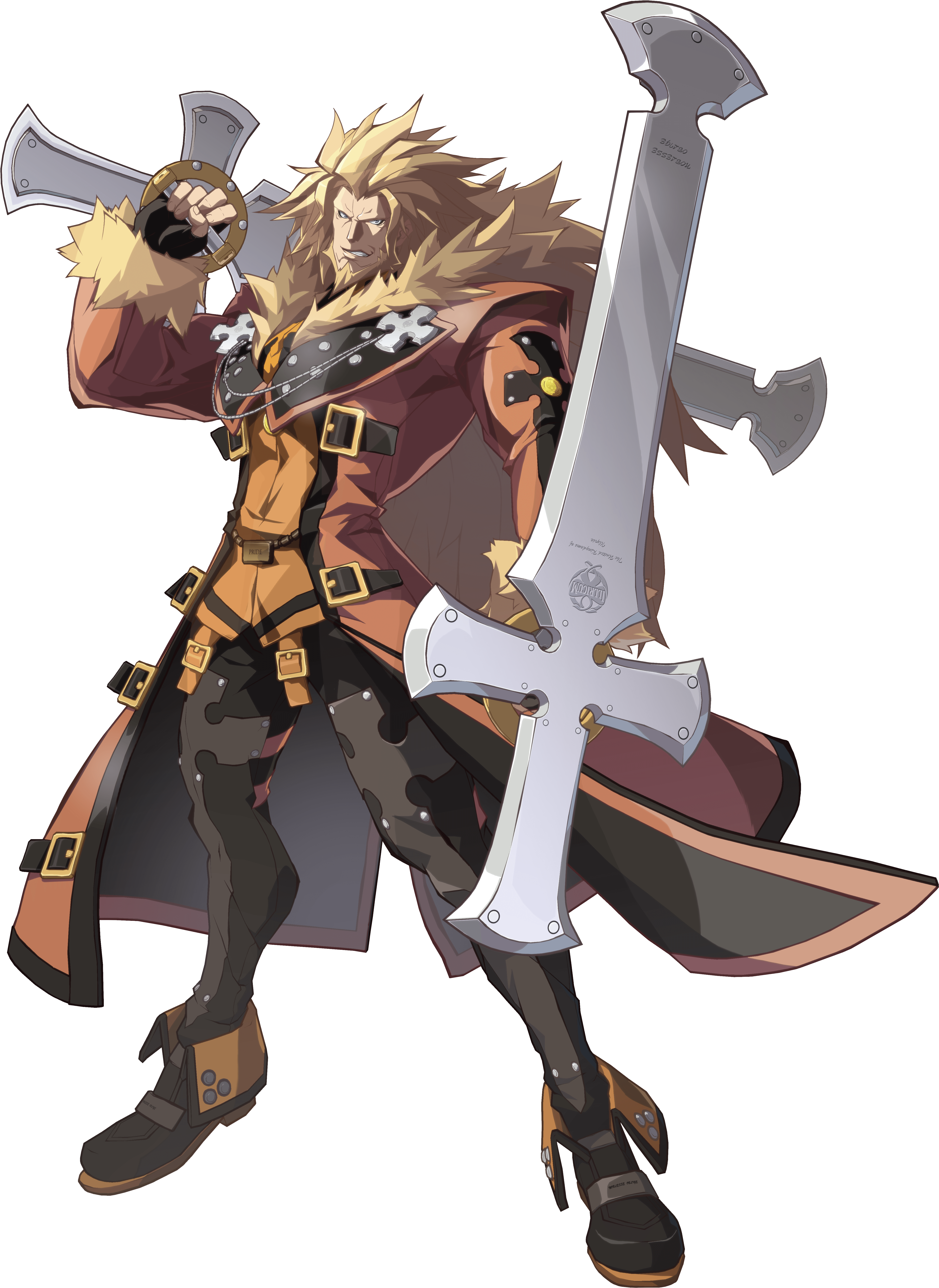 Download Png - Guilty Gear Leo Whitefang Clipart (4675x6404), Png Download