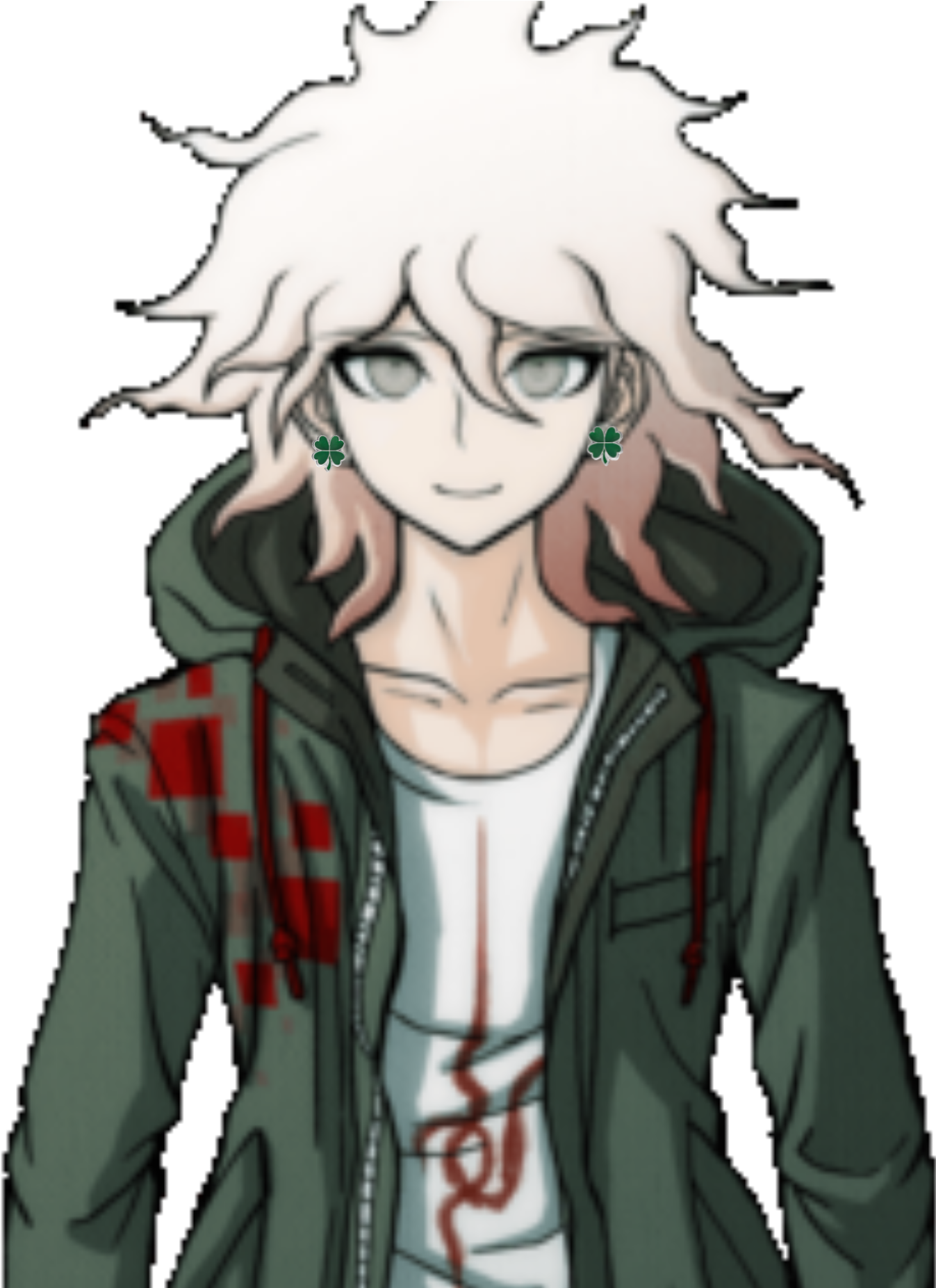 Nagito Komaeda Sprites Gif , Png Download - Danganronpa Komaeda Sprite Clipart (1347x1852), Png Download