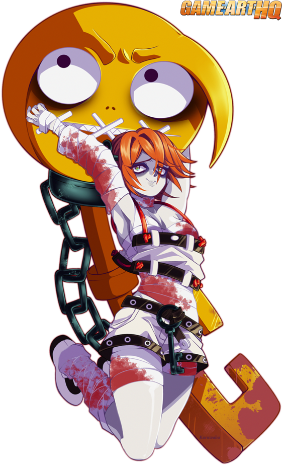 A From Guilty Gear Drawn For The Game Art Hq Video - Guilty Gear Character Design Clipart (600x946), Png Download