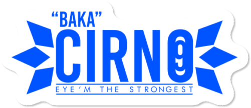 Baka Cirno - Graphic Design Clipart (650x650), Png Download