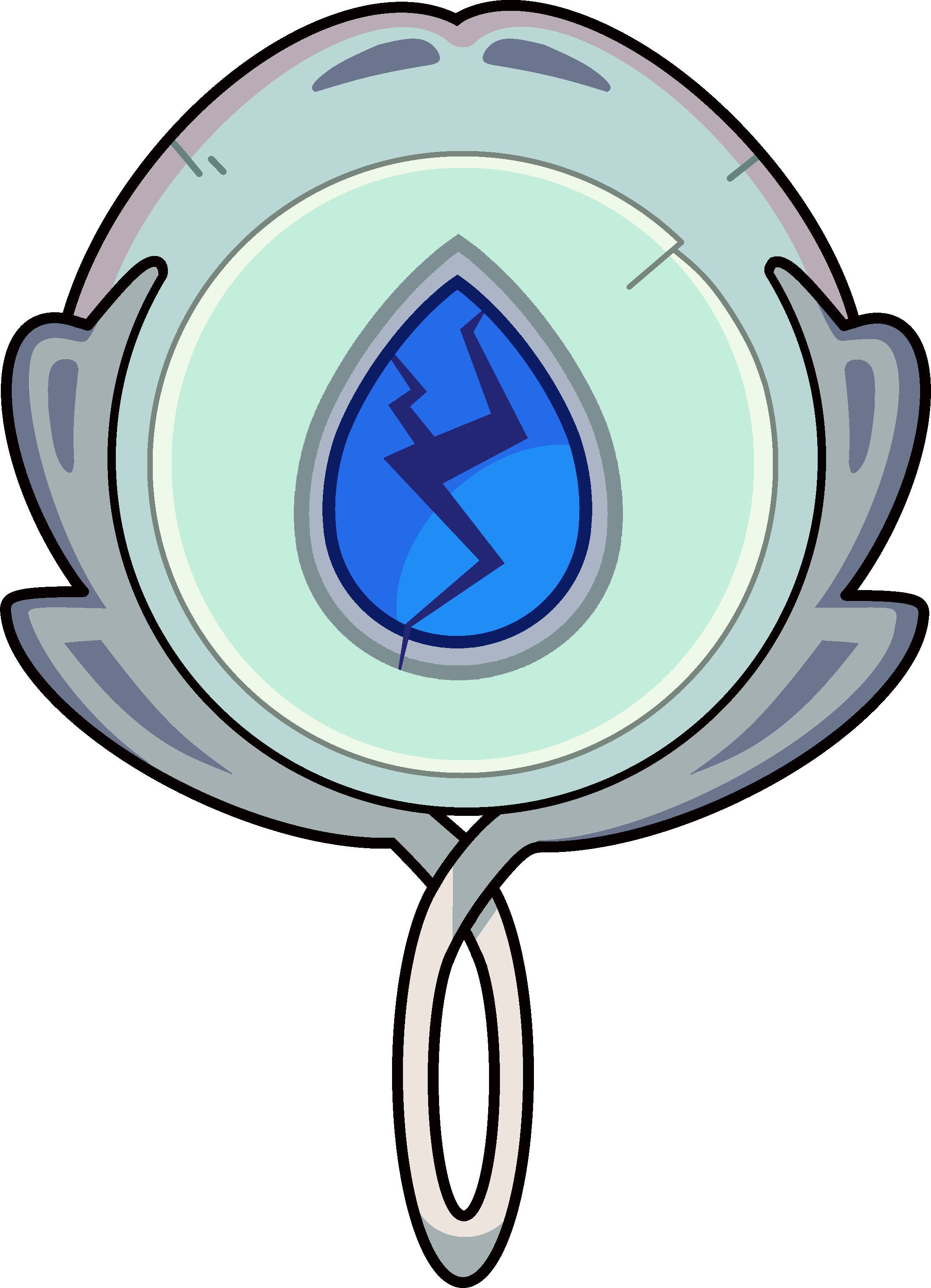 Lapis Lazuli Print - Steven Universe Lapis Mirror Clipart (2218x3069), Png Download