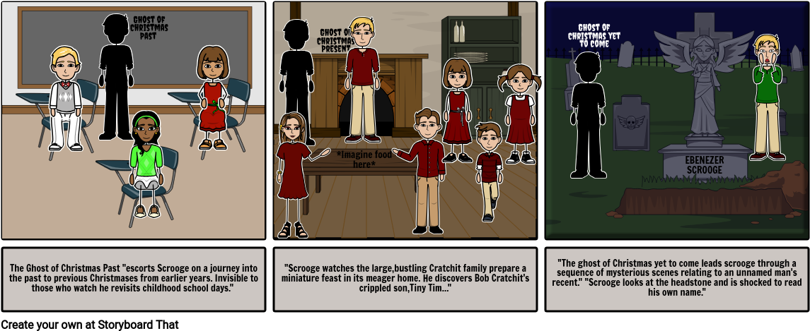 Christmas Carol - Cartoon Clipart (1165x488), Png Download